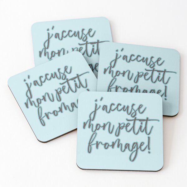 Item preview, West Wing Jed Bartlet Quote - mon petit fromage designed and sold by baranskini.