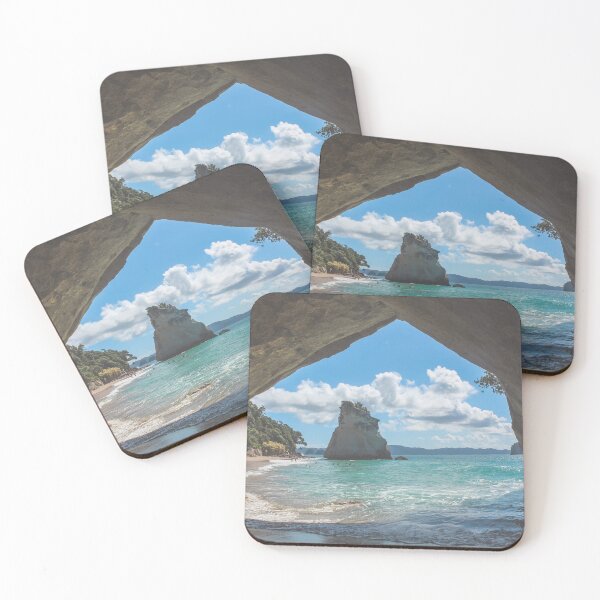 Item preview, Beautiful Ocean Cave View Blue Skies Waves Rocks  designed and sold by Customlyyoursco.