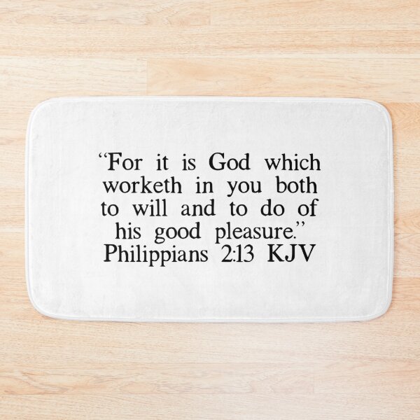Item preview, Philippians 2:13 KJV designed and sold by IBMClothing.