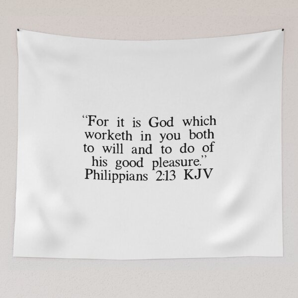 Item preview, Philippians 2:13 KJV designed and sold by IBMClothing.