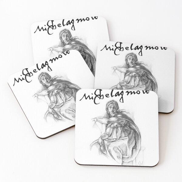 Item preview, "Delphic Sybil" by Michelangelo - Original Artwork by Martina Koljensic designed and sold by martina-ko-art.