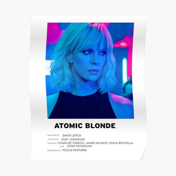 ATOMIC BLONDE Movie PHOTO Print POSTER Film Charlize Theron Glossy Textless 002 