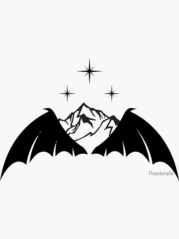 Thumbnail 3 of 3, Sticker, A Court of Mist and Fury (ACOMAF) Design designed and sold by Readerella.