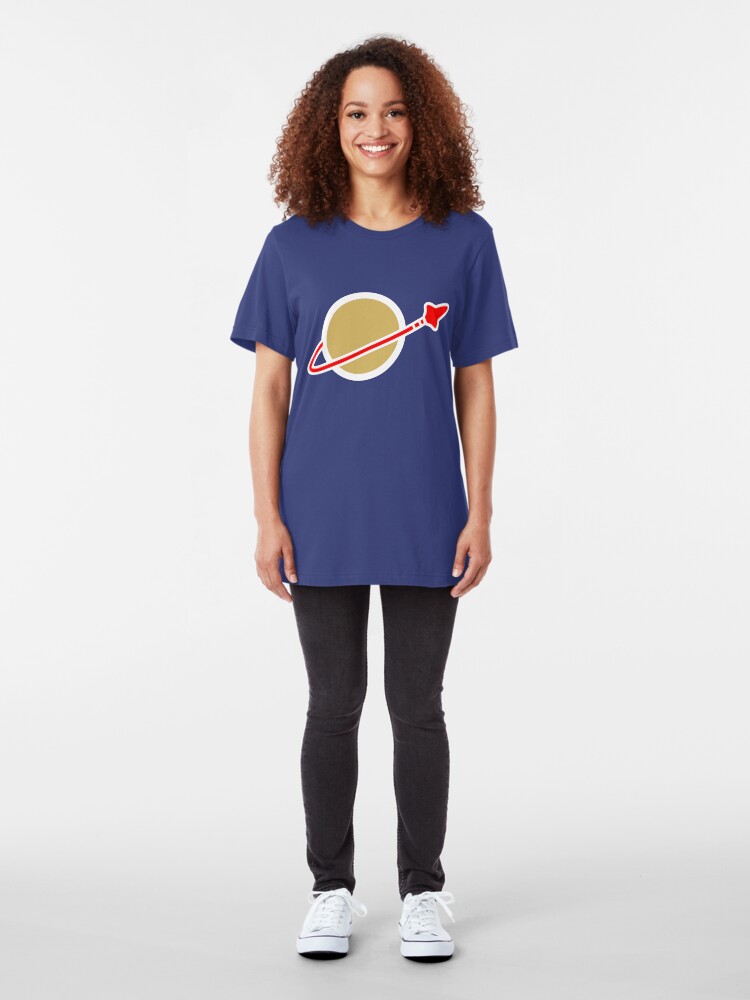 Alternate view of Lego Space! Slim Fit T-Shirt