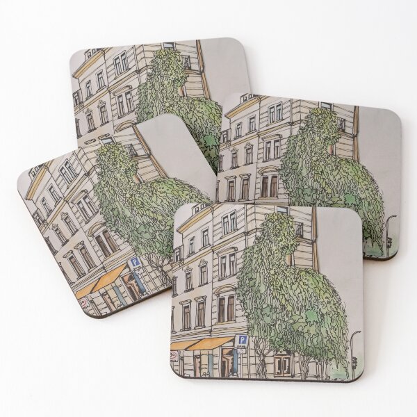 Item preview, Cafe Neustadt Dresden designed and sold by UMA Urban Sketch.