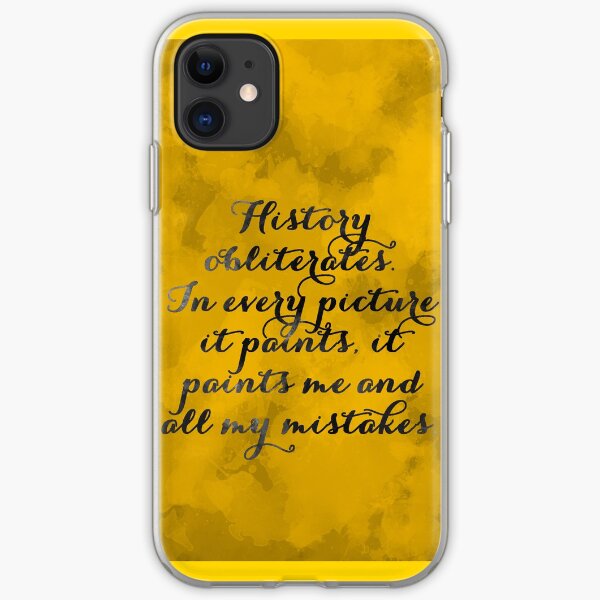 Hamilton - Watercolor Quote iPhone Soft Case