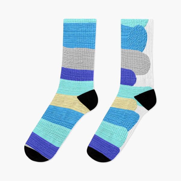 Item preview, Bright Ocean Blue Painter's Stripes designed and sold by DanielleGensler.