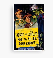 Movie Poster Merchandise Canvas Print
