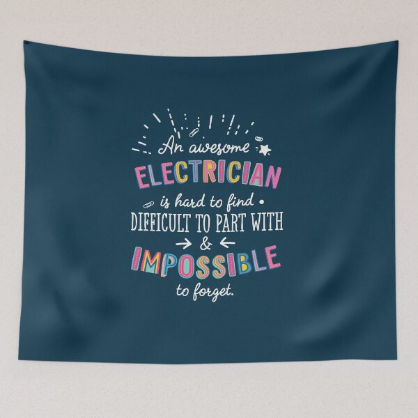 Item preview, An awesome Electrician Gift Idea - Impossible to Forget Quote designed and sold by betternotes.
