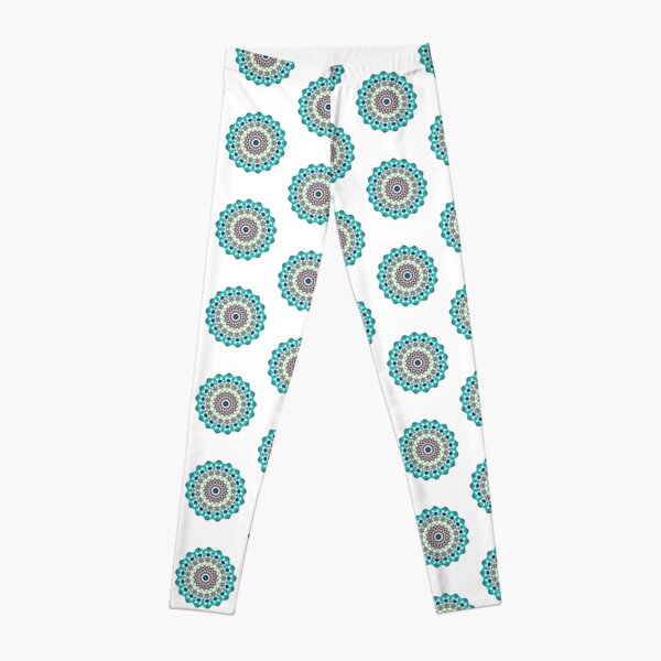 Multi Color Floral Mandala Leggings