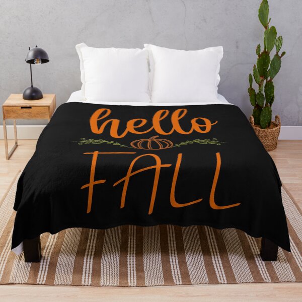 Item preview, HELLO FALL TEXT BLACK designed and sold by D-artSide.