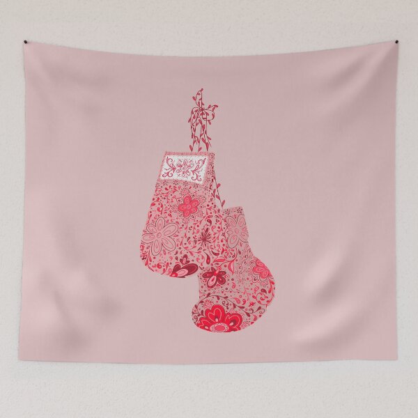 Item preview, Floral Boxing Gloves designed and sold by m-a-r-j-ie.