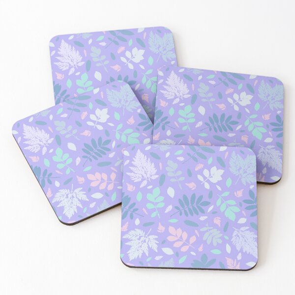 Item preview, Multicolor leaves 4. Wild herbs seamless pattern on lilac. Autumn leaf fall. Wild life designed and sold by Yulia Chepurova.