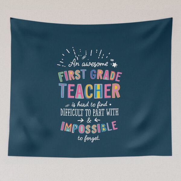 Item preview, An awesome First Grade Teacher Gift Idea - Impossible to Forget Quote designed and sold by betternotes.