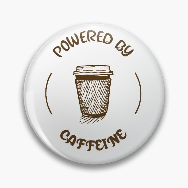 Item preview, Powered by Caffeine designed and sold by mutegiD.