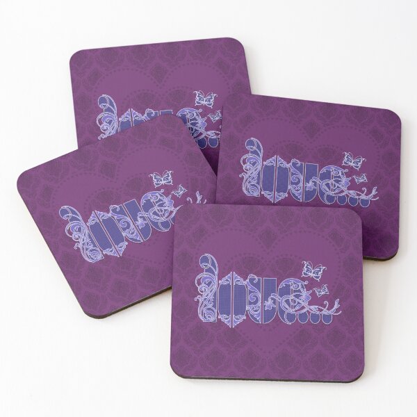 Item preview, LOVE HEART (Faux Flock) - Purple designed and sold by ifourdezign.