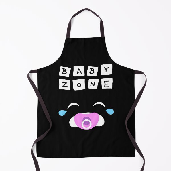 Item preview, Cute Crying Baby With A Pacifier Baby Zone white designed and sold by Paulina Vanlife.