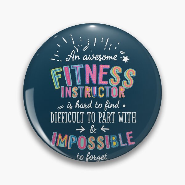 Item preview, An awesome Fitness Instructor Gift Idea - Impossible to Forget Quote designed and sold by betternotes.