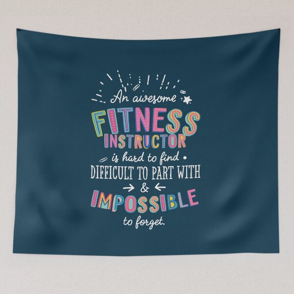 Item preview, An awesome Fitness Instructor Gift Idea - Impossible to Forget Quote designed and sold by betternotes.