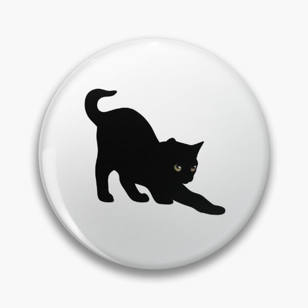 Item preview, Stretching Black Cat designed and sold by letteringolivia.