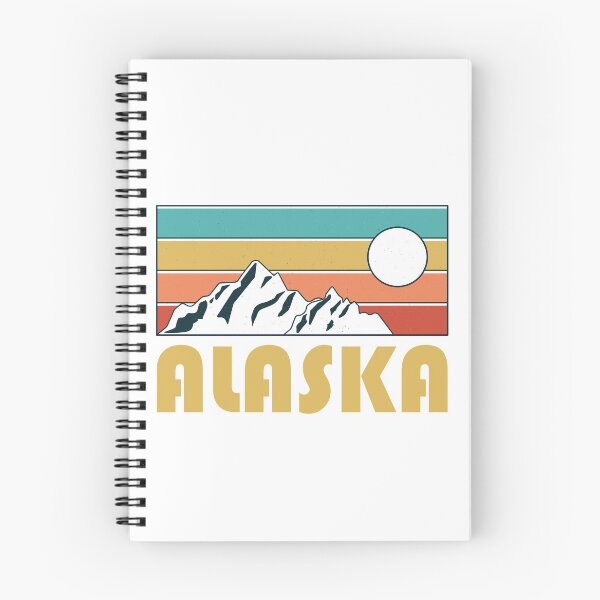 Item preview, Alaska Retro Vintage - Alaska Mountain Souvenir - Gift - Hometown - Hiking - Nature designed and sold by HappyTees Lab.