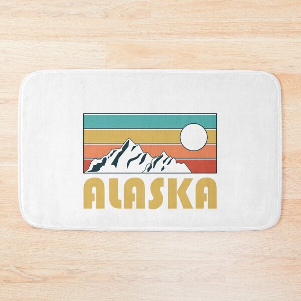 Item preview, Alaska Retro Vintage - Alaska Mountain Souvenir - Gift - Hometown - Hiking - Nature designed and sold by HappyTees Lab.