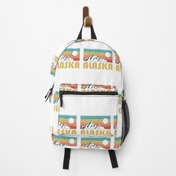 Item preview, Alaska Retro Vintage - Alaska Mountain Souvenir - Gift - Hometown - Hiking - Nature designed and sold by HappyTees Lab.