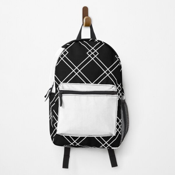 Item preview, Mash Design Pattern modern style_white on black background designed and sold by Brontorino.