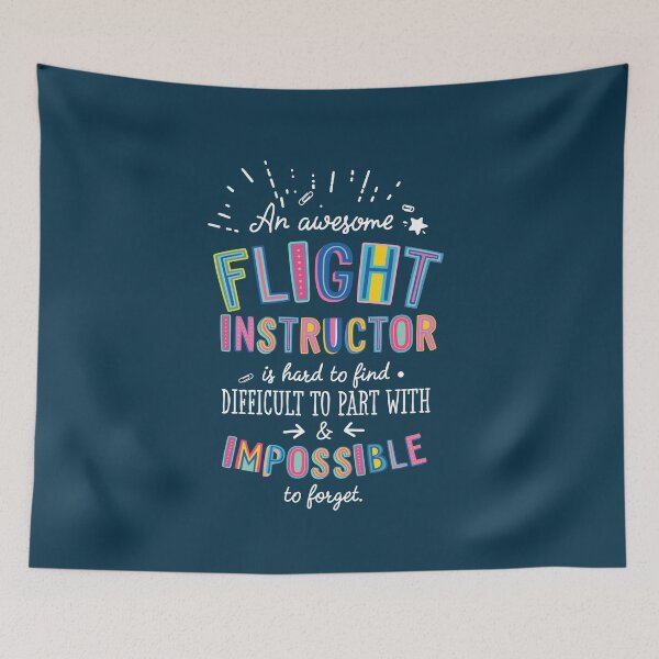 Item preview, An awesome Flight Instructor Gift Idea - Impossible to Forget Quote designed and sold by betternotes.