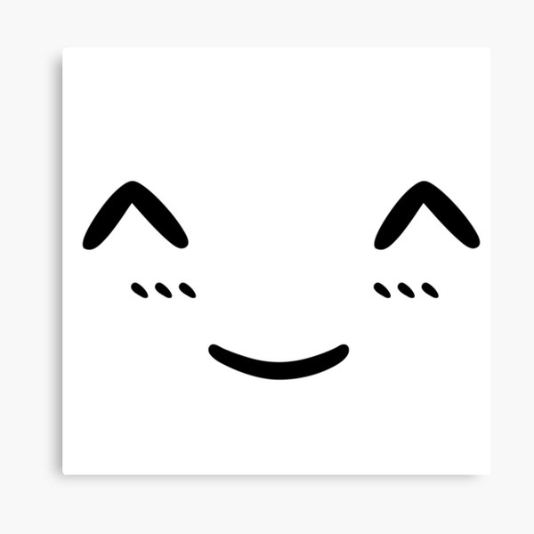💖 Cute Blush Smile Kawaii Face (White)