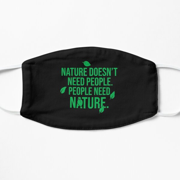Naturschutz Umweltschutz Geschenk Flache Maske