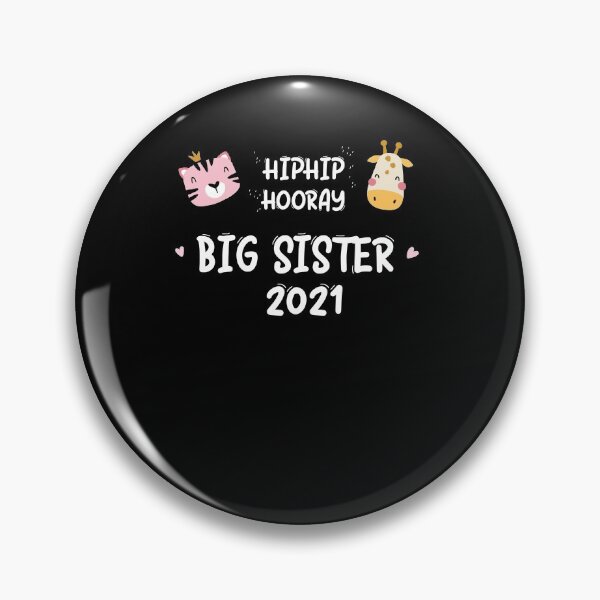 Item preview, big sister 2021 hooray  pregancy announcement designed and sold by Alpmedia.
