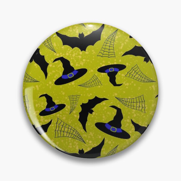 Item preview, Halloween Pattern Witch Hats Bats Cob Webs designed and sold by AEIZLITA N.