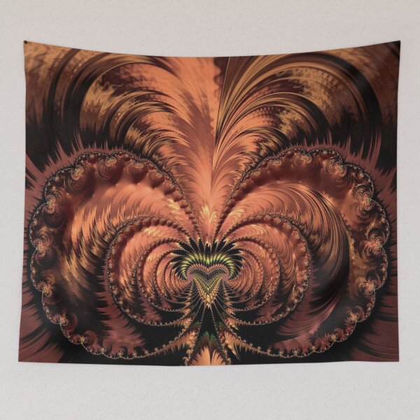 Item preview, Fractal Mardi Gras Feathered Mask designed and sold by IssyDesigns.