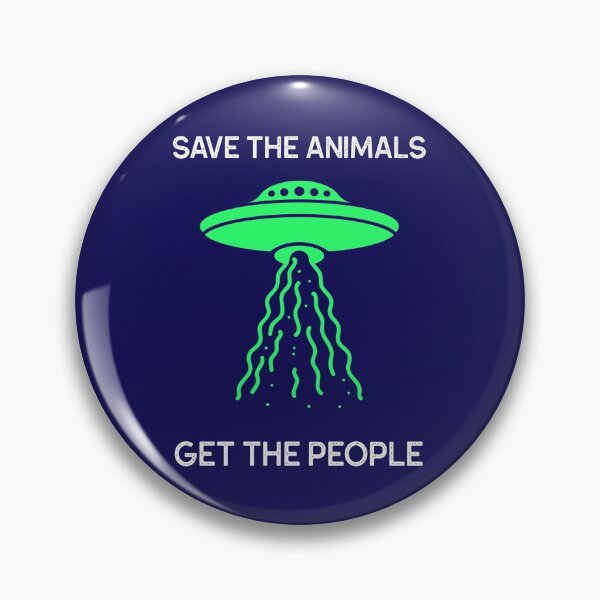 Item preview, Save The Animals UFO designed and sold by Hey-Nice-Shirt.