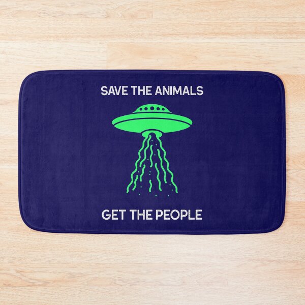 Item preview, Save The Animals UFO designed and sold by Hey-Nice-Shirt.