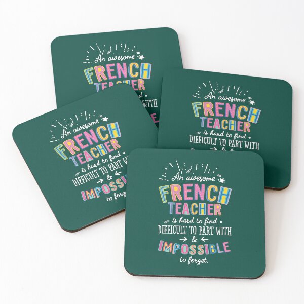 Artikelvorschau, An awesome French Teacher Gift Idea - Impossible to Forget Quote entworfen und verkauft von betternotes.