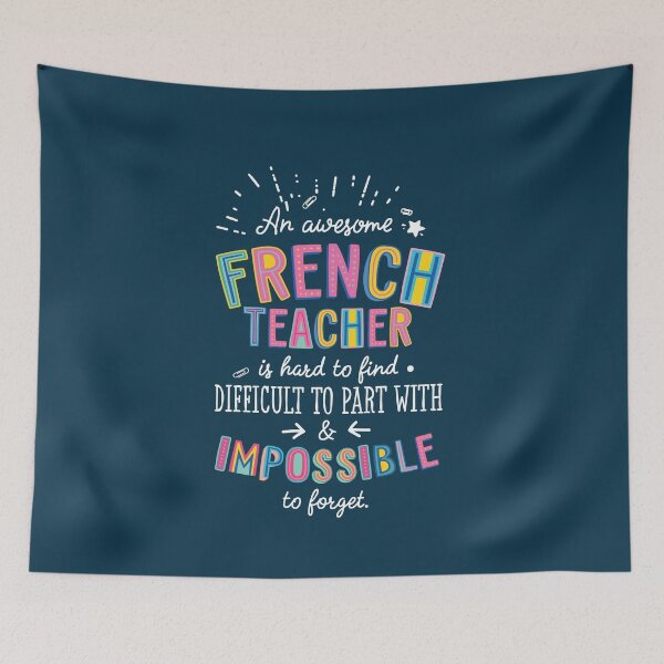 Artikelvorschau, An awesome French Teacher Gift Idea - Impossible to Forget Quote entworfen und verkauft von betternotes.
