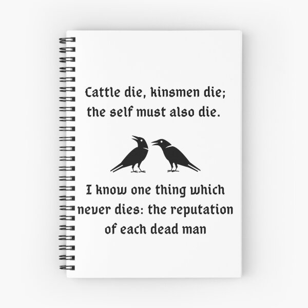 Item preview, Hávamál - Words of wisdom - Viking - Hugin & Munin designed and sold by Norse-Fashion.
