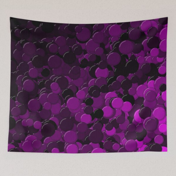 Item preview, Purple Bubbles designed and sold by MathenaArt.