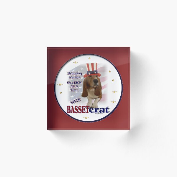 Artikelvorschau, Basset Hound Wahljahr Politischer Humor entworfen und verkauft von springdaleshops.