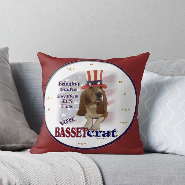 Artikelvorschau, Basset Hound Wahljahr Politischer Humor entworfen und verkauft von springdaleshops.