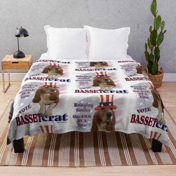 Artikelvorschau, Basset Hound Wahljahr Politischer Humor entworfen und verkauft von springdaleshops.