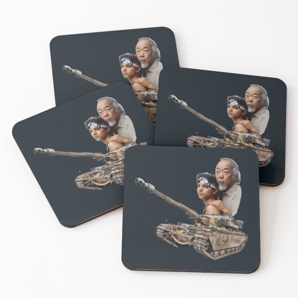 Item preview, Karate Kid and Mr Miyagi in a tank  - Fun Cool Design designed and sold by bobla25.