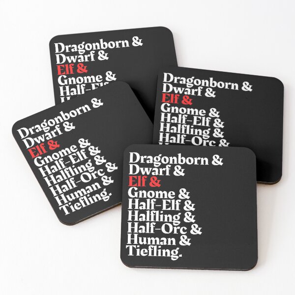 Item preview, I'm The Elf! - DnD All Race Print designed and sold by ToplineDesigns.