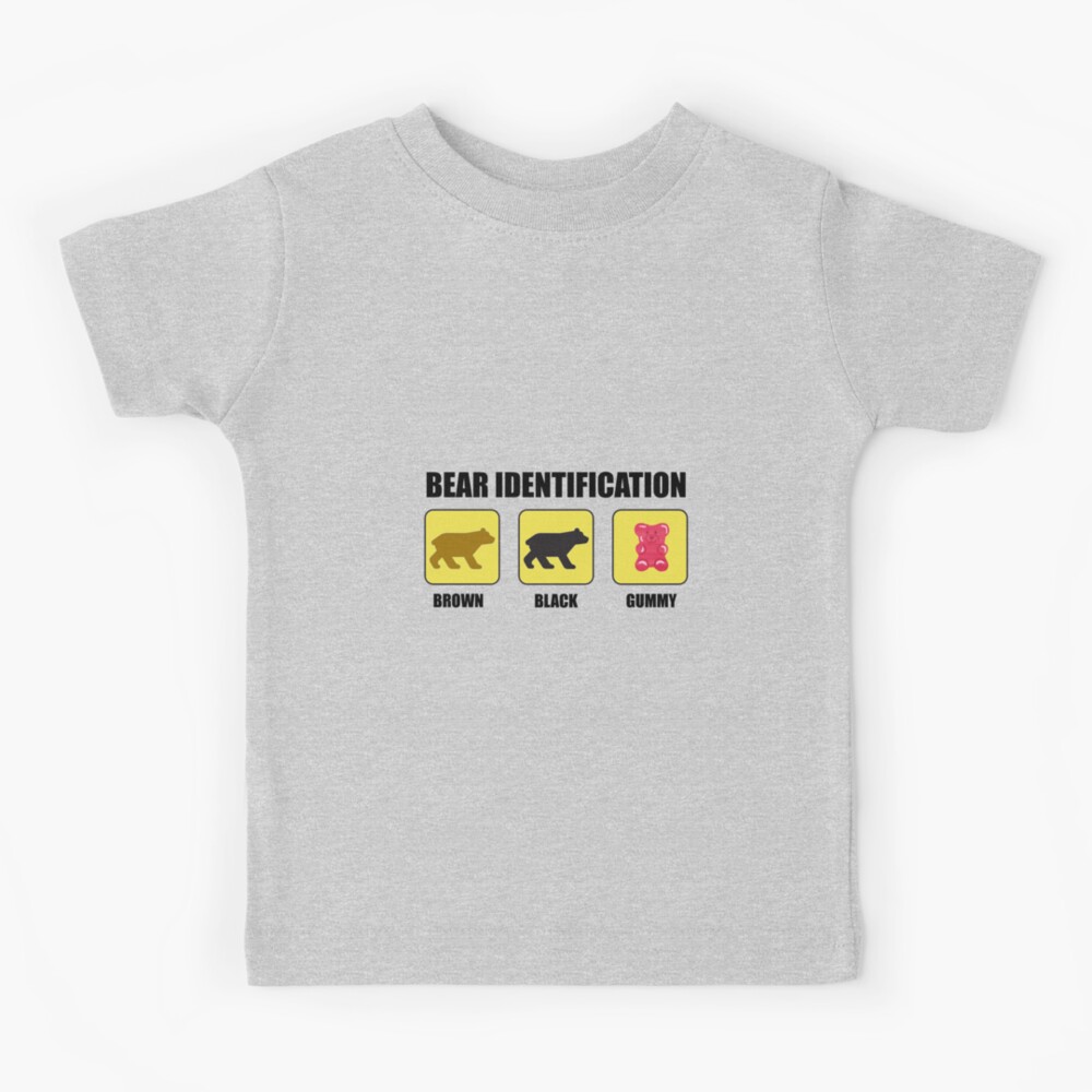 Kids Bear T-Shirt - Black/Brown – Feature