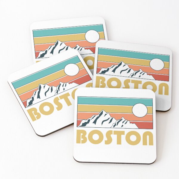 Item preview, Boston Retro Vintage - Boston Massachusetts Mountain Souvenir - Gift - Hometown - Hiking - Nature designed and sold by HappyTees Lab.