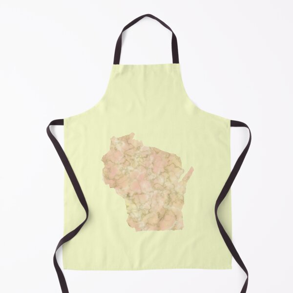 Item preview, Wisconsin State Map Marble Gold Travel designed and sold by sharedipmemes.