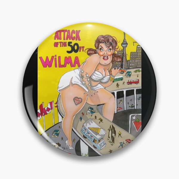 Item preview, Ataque del Wilma de 50 pies designed and sold by Wilma Fingerdoo Merch Shop.