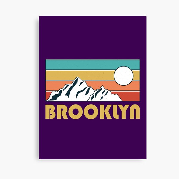 Item preview, Brooklyn Retro Vintage - Brooklyn New York Mountain Souvenir - Gift - Hometown - Hiking - Nature designed and sold by HappyTees Lab.